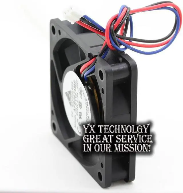 Alt view image 6 of 6 - Delta   AFB0624MB 6015 6cm6 cm cooling fan 24V 0.10A  60*60*15mm