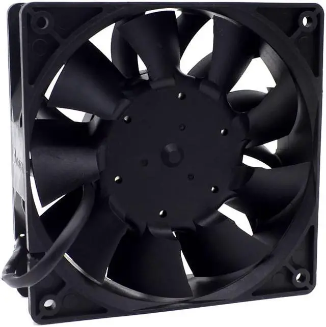 Alt view image 2 of 6 - 1pcs TFC1212DE Delta 120mm DC 12V 5200RPM 252CFM  Bitcoin Miner Powerful Server Case AXIAL cooling Fan