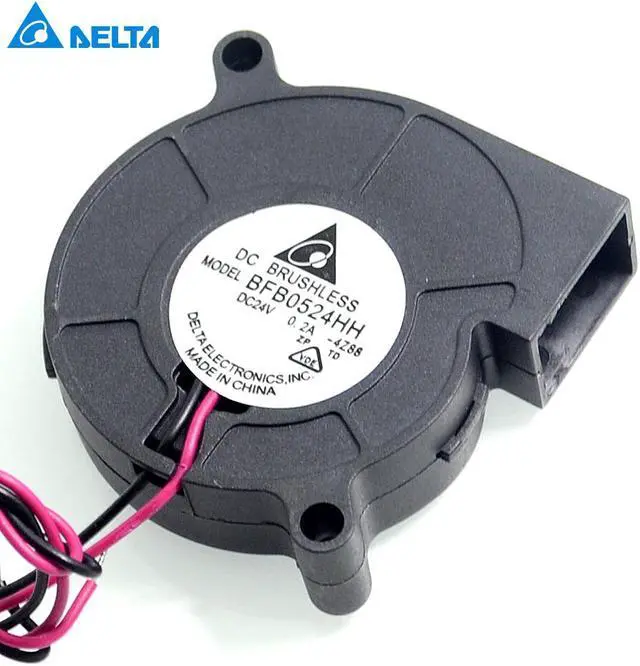Alt view image 5 of 6 - BFB0524HH 5015 5cm 24V 0.2A turbine centrifugal blower fan drive  Delta 50*50*10mm