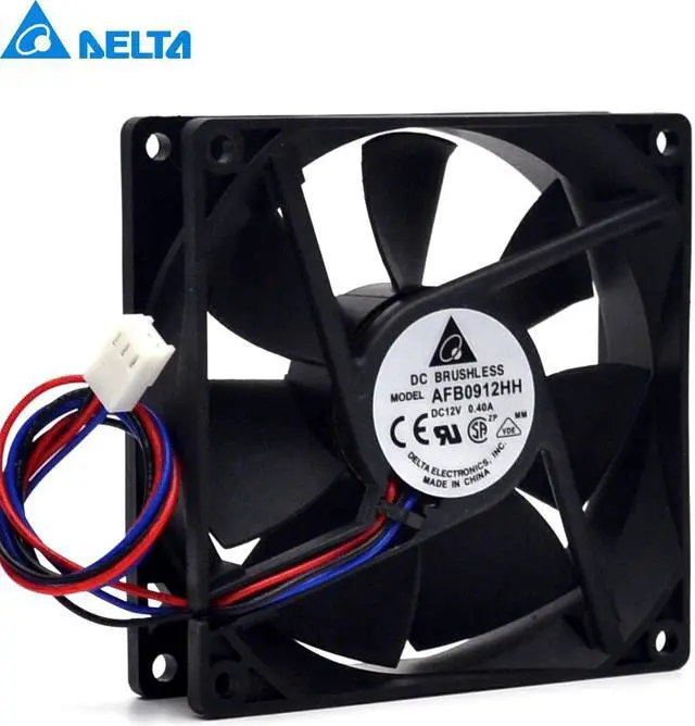 Main image of 10pcs AFB0912HH DC 12V 0.40A, 92X92X25mm 80mm 3-wire 3-pin connector cooling fan