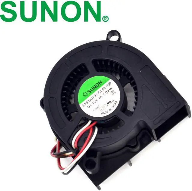 Main image of Cooling Fan EF50201S1-C000-F99 5020 DC12V 1.02W 3Wire Projector