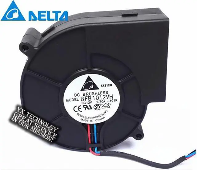 Main image of 10 pieces Delta BFB1012VH industrial fan wind turbine 2.7A DC12 pin