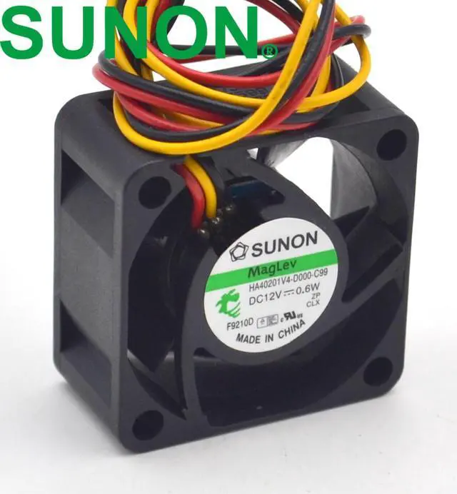 Main image of 2PCS/LOT HA40201V4-0000-C99 HA40201V4-D000-C99 4cm 4020 12V 0.6W 2wire or 3wire speed quiet fan