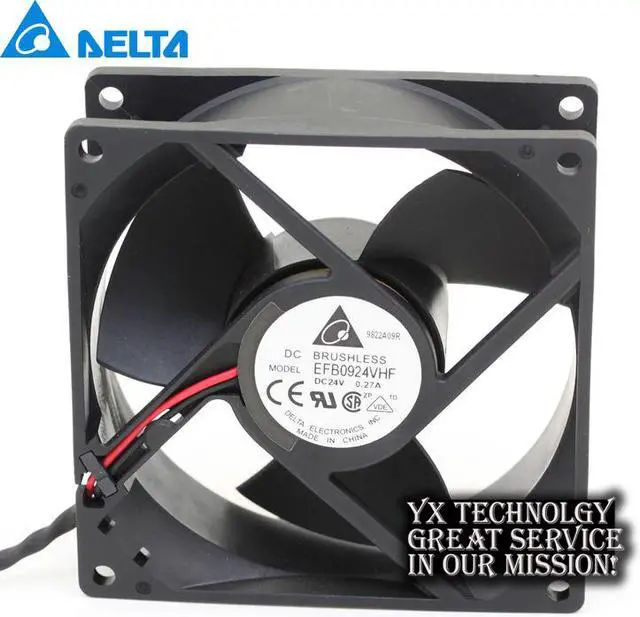 Main image of and  EFB0924VHF 9CM 9032 24V 0.27A two line drive fan  Delta 90*90*32mm