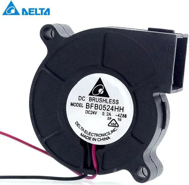Alt view image 2 of 6 - BFB0524HH 5015 5cm 24V 0.2A turbine centrifugal blower fan drive  Delta 50*50*10mm