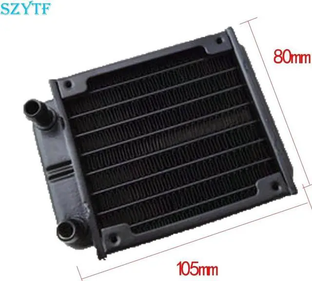Alt view image 4 of 4 - 80/90 Pure aluminum PC Water Cooling Radiator drainage beauty instrument radiator Semiconductor
