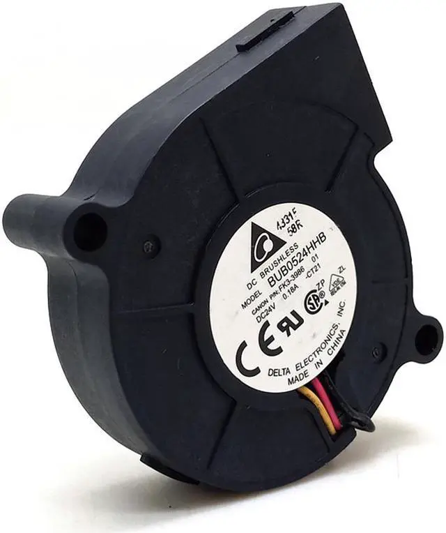 Alt view image 2 of 4 - 1pcs  3D printer blower 5CM BUB0524HHB blower turbine cooling fan 5015 24V 0.18 Aserver inverter