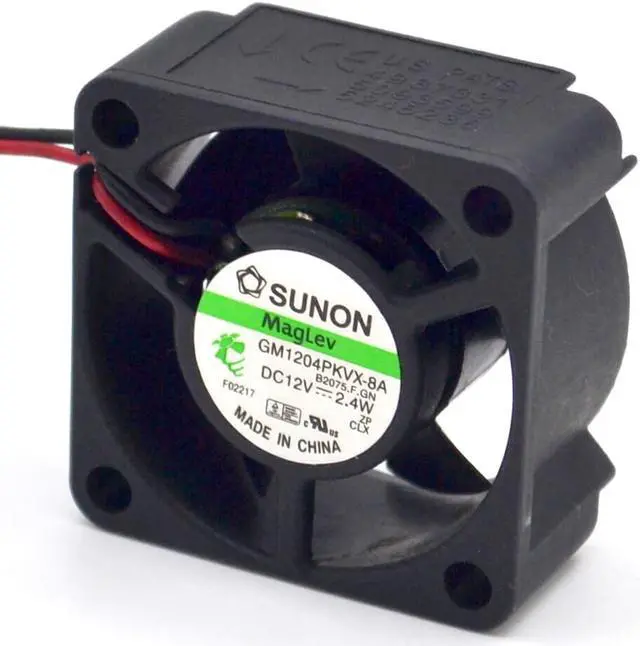 Alt view image 2 of 6 - 30pcs 4020 GM1204PKVX-8A 12V 2.4W 2Wire Server Cooling Fan