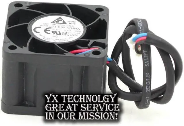 Alt view image 2 of 6 - 5pcs/lot  FFB0412HHN 4028 4cm 12V 0.17A 3 server cooling fan  Delta 40 * 40 * 28mm