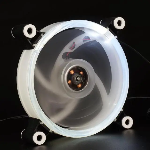 Alt view image 3 of 5 - 12V Chassis fan LED ultra-quiet air volume YTF-00 PC cooling fan 120 * 120 * 25mm computer fan