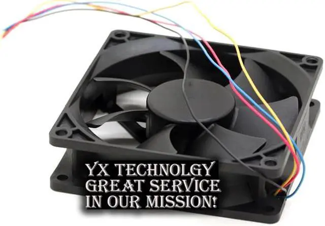 Alt view image 2 of 4 - AVC  DS09225B12H 12V 0.41A 9CM 92,254-wire PWM temperature control double ball bearing fan