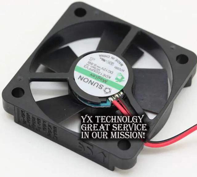 Alt view image 6 of 6 - SUNON  and  KDE1205PFV3 12V 0.8W 5010 5cm ultra-quiet cooling fan 50*50*10mm