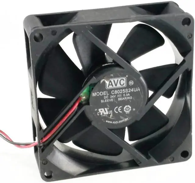Alt view image 2 of 5 - server inverter blower cooling cooler C8025S24UA 24V 0.3A inverter fan 8cm 8025 80x80x25mm 80mm 10pcs/lot