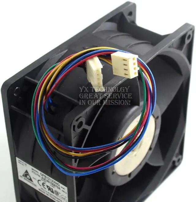 Alt view image 6 of 6 - Delta  GFB1212VHG 12050 12V 3.4A car booster fan violence 120*120*50mm