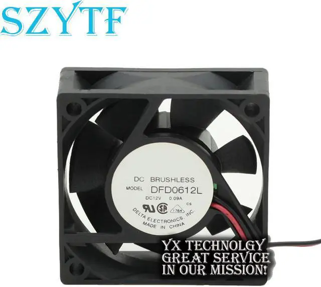 Main image of and  DFD0612L 6020 6cm 12V 0.09A chassis cooling fan  Delta 60*60*20mm