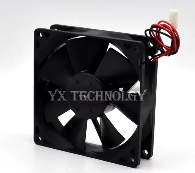 Alt view image 5 of 6 - Nidec orginal 90*90*25mm 2-wire TA350DC M34261-16 9025 24V 0.28A double ball inverter welding machine cooling fan