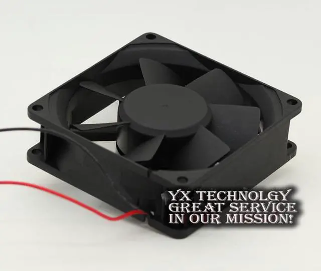 Alt view image 6 of 6 - KD1208PTB1 8025 12V 1.7W 2 wire 8CM double ball fan cooling fan SUNON