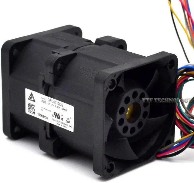 Alt view image 5 of 5 - Delta  GFC0412DS 33w 4056 2.8A 4CM dual motor scooter booster fan violence  40*40*56mm
