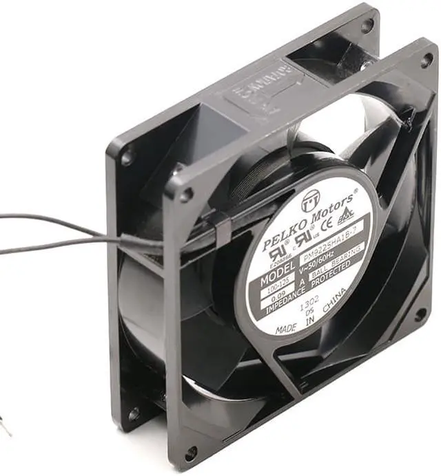 Alt view image 3 of 5 - PM9225HA1B-7 9225 9CM 100V 0.09A Quiet Ac Aluminum Machine Cooling Fan