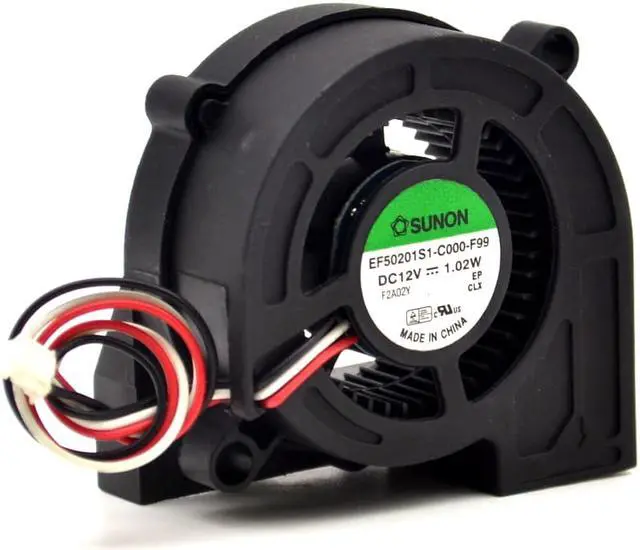 Alt view image 3 of 6 - Cooling Fan EF50201S1-C000-F99 5020 DC12V 1.02W 3Wire Projector