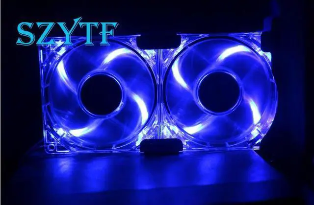 Main image of Gdstime Universal VGA Cooler Dual 80mm Ultra Quiet Desktop Computer Chassis PCI Graphics Card Double Fan Partner 8CM