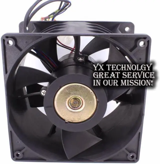Alt view image 2 of 6 - Delta  120*120*76MM GFB1248VHW DC48V 0.93A 12CM Server fan wit led light