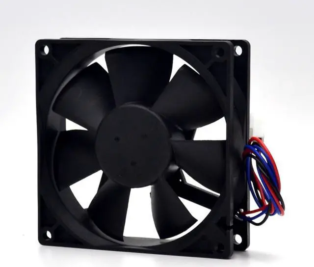 Alt view image 4 of 6 - 10pcs AFB0912HH DC 12V 0.40A, 92X92X25mm 80mm 3-wire 3-pin connector cooling fan