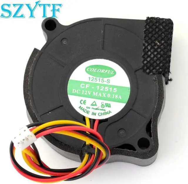Main image of CF-12515 5015 50MM 5CM DC 12V 0.18A blower cooling fans cooler