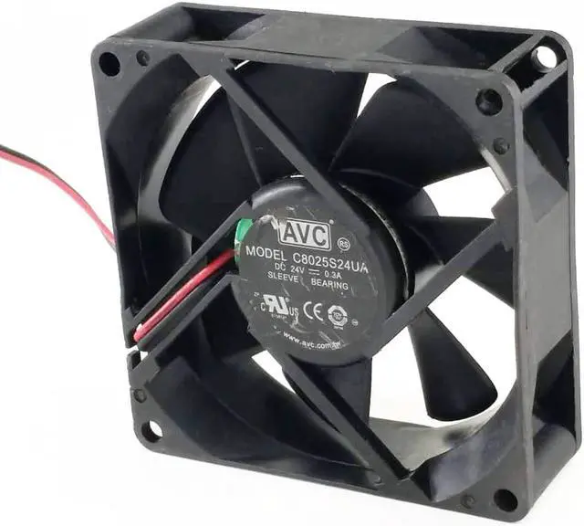 Alt view image 3 of 5 - server inverter blower cooling cooler C8025S24UA 24V 0.3A inverter fan 8cm 8025 80x80x25mm 80mm 10pcs/lot