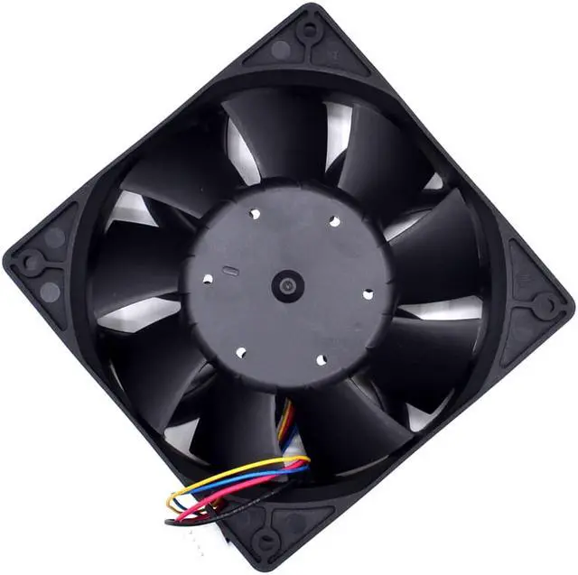 Alt view image 5 of 6 - 1pcs TFC1212DE Delta 120mm DC 12V 5200RPM 252CFM  Bitcoin Miner Powerful Server Case AXIAL cooling Fan