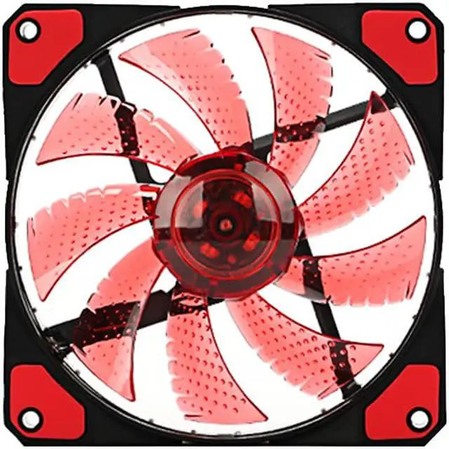 Alt view image 5 of 6 - 120mm PC computer Ultra Silent LED cooling fan radiator radiator, 12CM fan, 12VDC 3P IDE 4pin