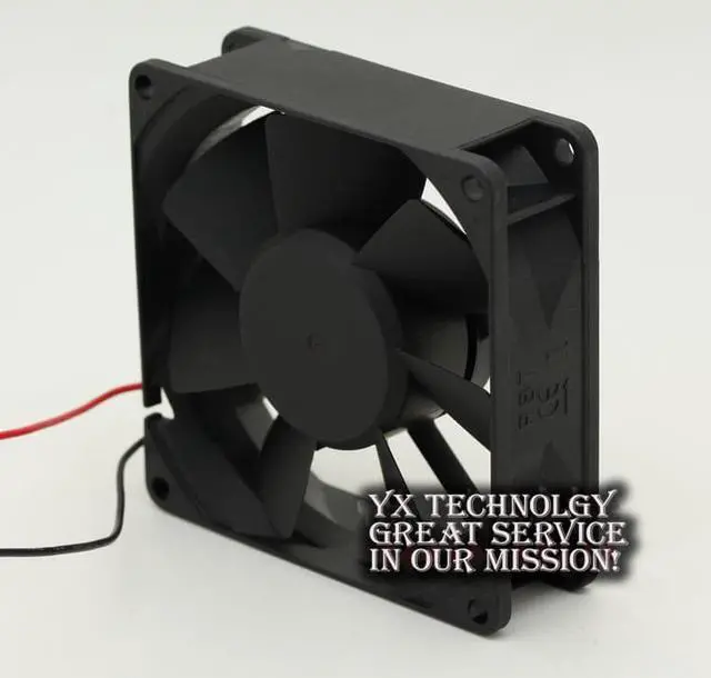 Alt view image 4 of 6 - KD1208PTB1 8025 12V 1.7W 2 wire 8CM double ball fan cooling fan SUNON