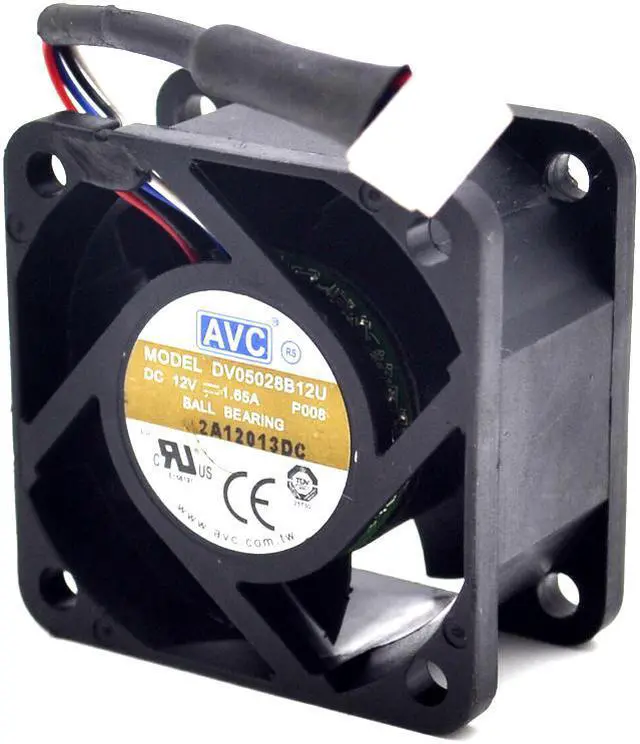 Alt view image 2 of 6 - 5cm high speed fan violence in 5028 12V 1.65A DV05028B12U 50*50*28mm