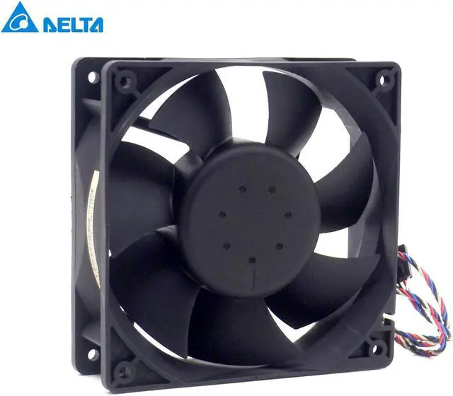 Alt view image 4 of 6 - Delta  AFC1212DE 12038 12cm 120mm DC 12V 1.6A pwm ball fan thermostat inverter server cooling fan 10pcs/lot