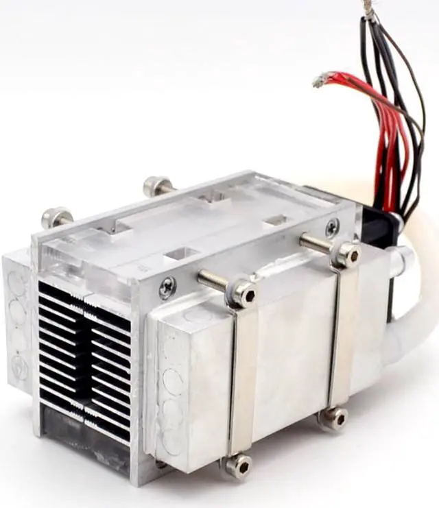Alt view image 3 of 5 - DIY TEC Peltier semiconductor refrigerator water-cooling air condition Movement  refrigeration and fan