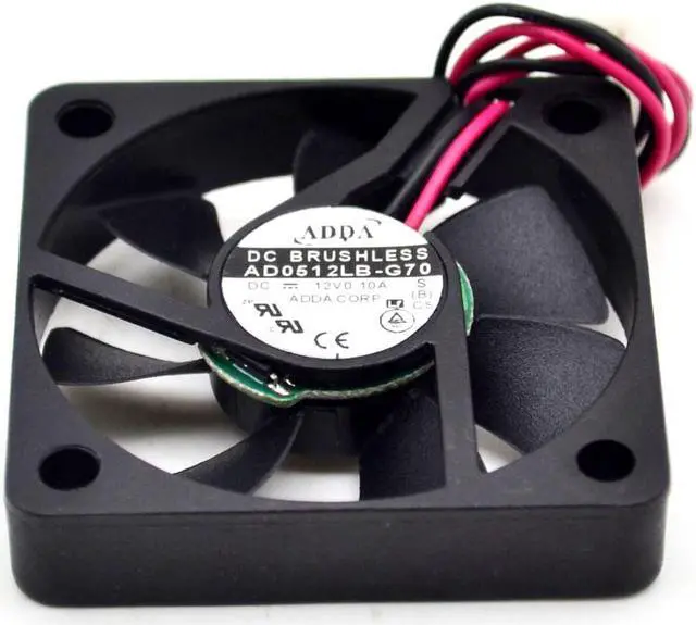 Alt view image 4 of 6 - 1pcs AD0512LB-G70 12V 0.10A 5010 5CM 50*50*10mm dual ball bearing silent cooling fan