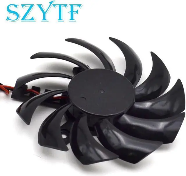 Alt view image 4 of 5 - video card fan Graphics card fan GA81S2U -NNTB Diameter 75mm DC12V 0.38A