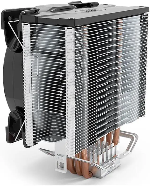 Alt view image 4 of 4 - X4 colorful 4 Heatpipe CPU cooler with 120mm PWM quiet fan PC computer CPU cooling For intel LGA775 1155 1156 AM4 AM3