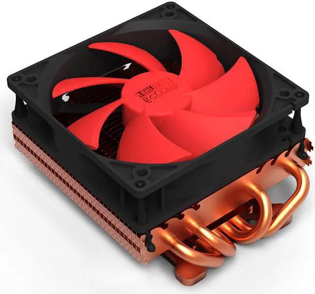 Alt view image 4 of 5 - K101F 4*6mm heatpipe copper plating heatsink Graphics card cooler 100mm quiet fan VGA cooling GPU radiator 3pin & Molex