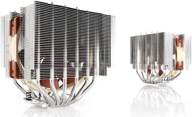 Alt view image 4 of 6 - NH-D15S 6 Heatpipe Twin Towers CPU Cooler 140x150x25mm PWM Cooling fan quiet For Intel LGA 115x 2011 2066 AMD AM4 AM3