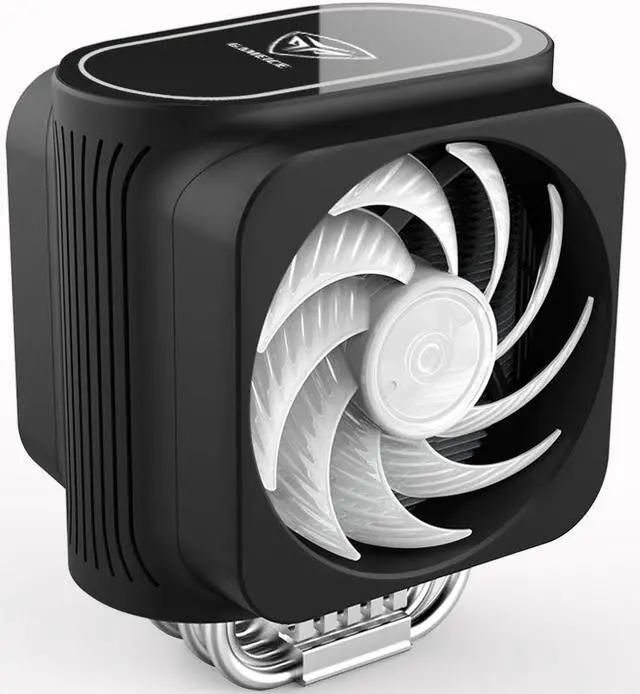 Alt view image 4 of 6 - GI-D66A 6 Heatpipe CPU Cooler 12cm Addressable RGB Double PWM Fan For Intel 115X 2011 2066 AMD AM4 Computer CPU Cooling