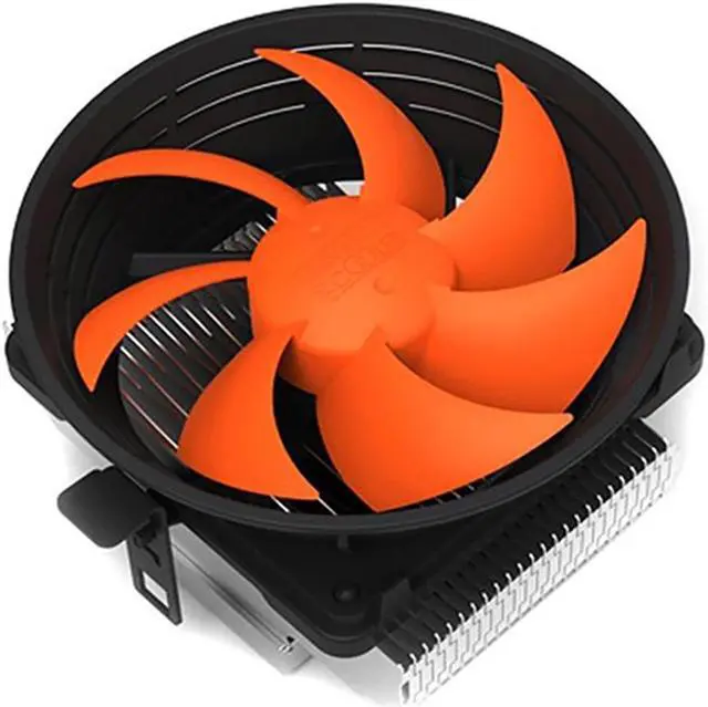 Alt view image 4 of 4 - Q100M Copper plating CPU cooler 10cm 4pin PWM quiet Fan For Intel 775 1150 1151 1155 1156 AMD Q100 PC Cooling fan