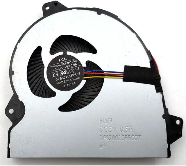 Alt view image 2 of 3 - New For Asus ROG Strix FX53VD FX53VD-ES74 FX53VD-MS72 FX53VD-RH71 FX53VE FX53VE-MS74 FX53VW FX53VW-GH71 Laptop CPU Cooling Fan