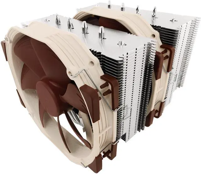 Alt view image 3 of 5 - NH-D15 6 Heatpipe CPU Cooler Twin Towers Double NF-A15 140mm PWM Cooling fan quiet For Intel LGA 115x 2011 2066 AM4 AM3