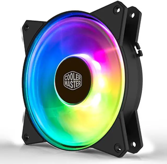 Alt view image 2 of 5 - Cooler Master MF120 ARGB 12cm RGB 5V/3PIN Computer Case Quiet PWM Fan PC Radiator CPU Cooler Water Cooling 120mm Replaces Fans