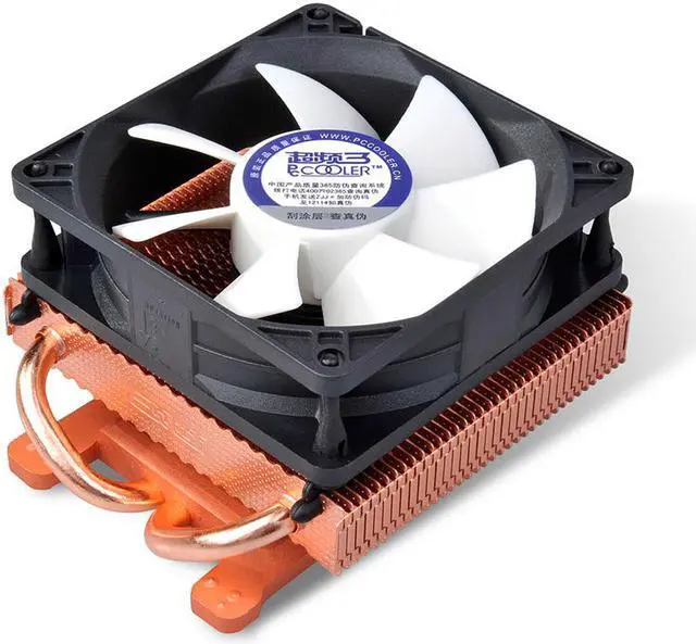 Alt view image 4 of 5 - K80 2 copper heatpipe copper plating heatsink Graphics card cooler 80mm quiet fan VGA cooling GPU radiator 3pin & Molex
