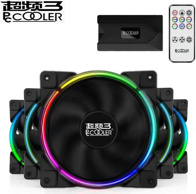 Alt view image 2 of 6 - 5/Pack 120m RGB Fan 12V&5V FRGB 4pin PWM Quiet Addressable Fans 12cm Computer Cooling Fan For CPU Cooler Liquid Cooling