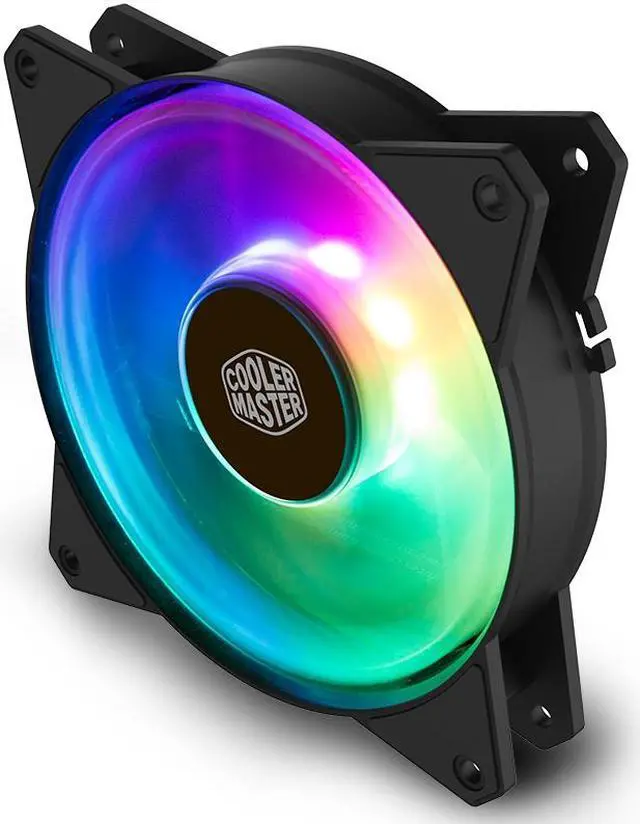 Alt view image 3 of 5 - Cooler Master MF120 ARGB 12cm RGB 5V/3PIN Computer Case Quiet PWM Fan PC Radiator CPU Cooler Water Cooling 120mm Replaces Fans