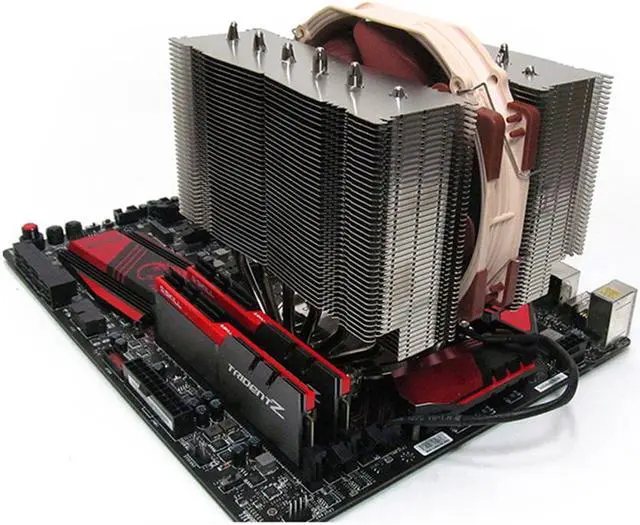Alt view image 6 of 6 - NH-D15S 6 Heatpipe Twin Towers CPU Cooler 140x150x25mm PWM Cooling fan quiet For Intel LGA 115x 2011 2066 AMD AM4 AM3