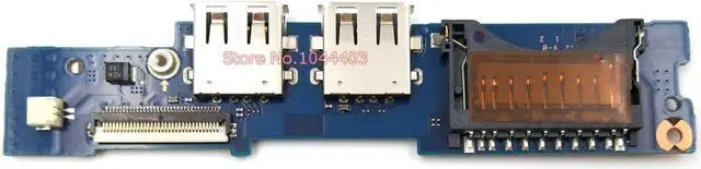 Alt view image 4 of 4 - New for Samsung NP 530U3B 530U3C 532U3C 532U3X 535U3C 540U3C 540U3C Series USB Power Button Board Card Reader BA92-09691A
